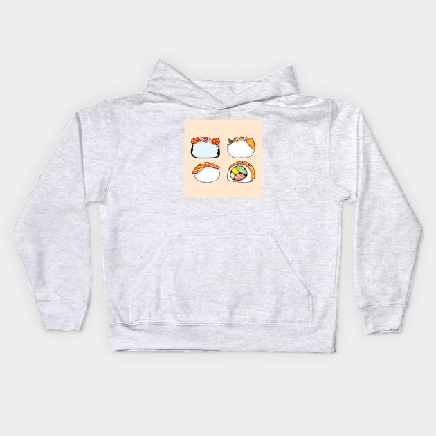 Kawaii Sushi Kids Hoodie by Cheebies